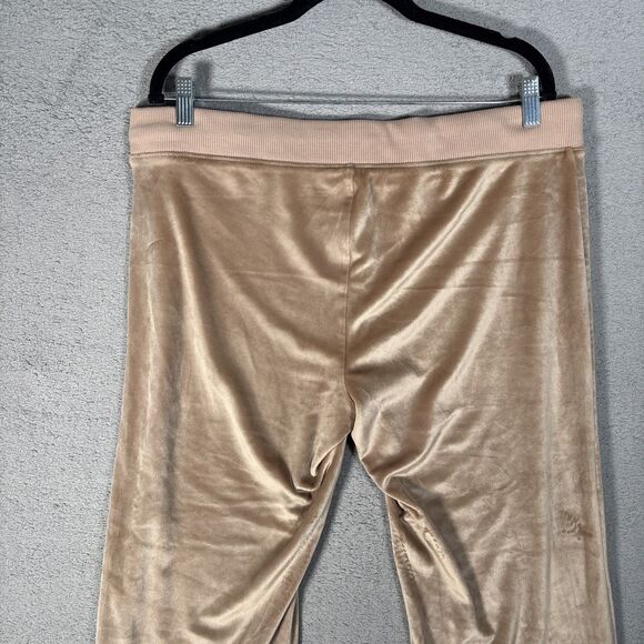 Aerie Pants Womens Size XL Pull On Velour Velvet Capri Ankle Nude Beige Tan Gold - Picture 8 of 12